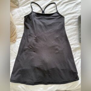Aerie offline real hold me up Black Sleeveless Dress with shorts